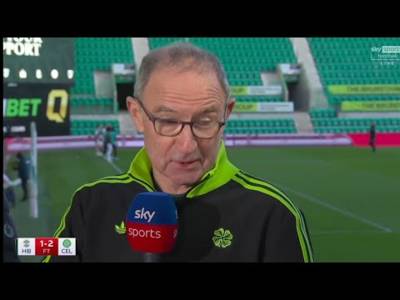 SENSATIONAL Martin O’Neill Post Match WHOLESOME Interview Hibs 1-2 Celtic