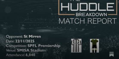 St Mirren 0, Celtic 1 – 22nd November, 2025