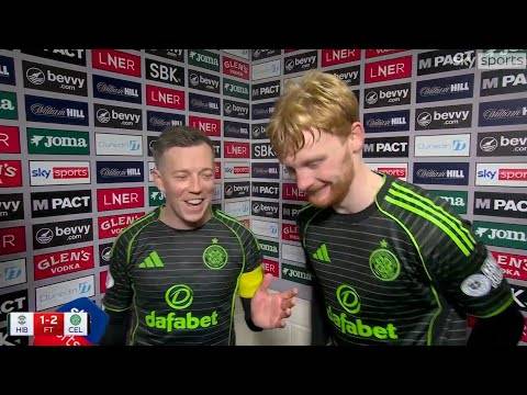 Watch Until The End? Callum Mcgregor & Liam Scales Post Match Interview | Hibs 1-2 Celtic