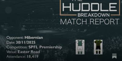 Hibernian 1, Celtic 2 – 30th November, 2025