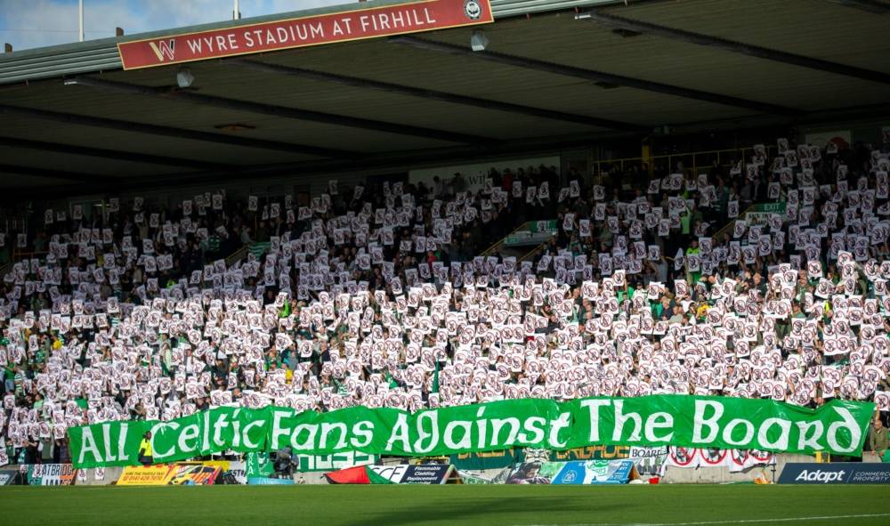 Celtic Fans Collective march to the scene of Ross Desmond’s pathetic attack