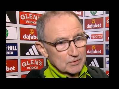 EMOTIONAL Martin O’Neill Post Match Reaction & Farewell After Celtic 1-0 Dundee Win