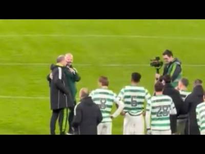 Martin O’Neil talks to the fans – emotional fairwell.
