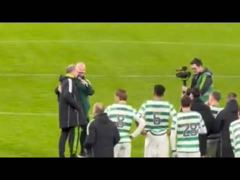 Martin O’Neil talks to the fans &ndash; emotional fairwell.