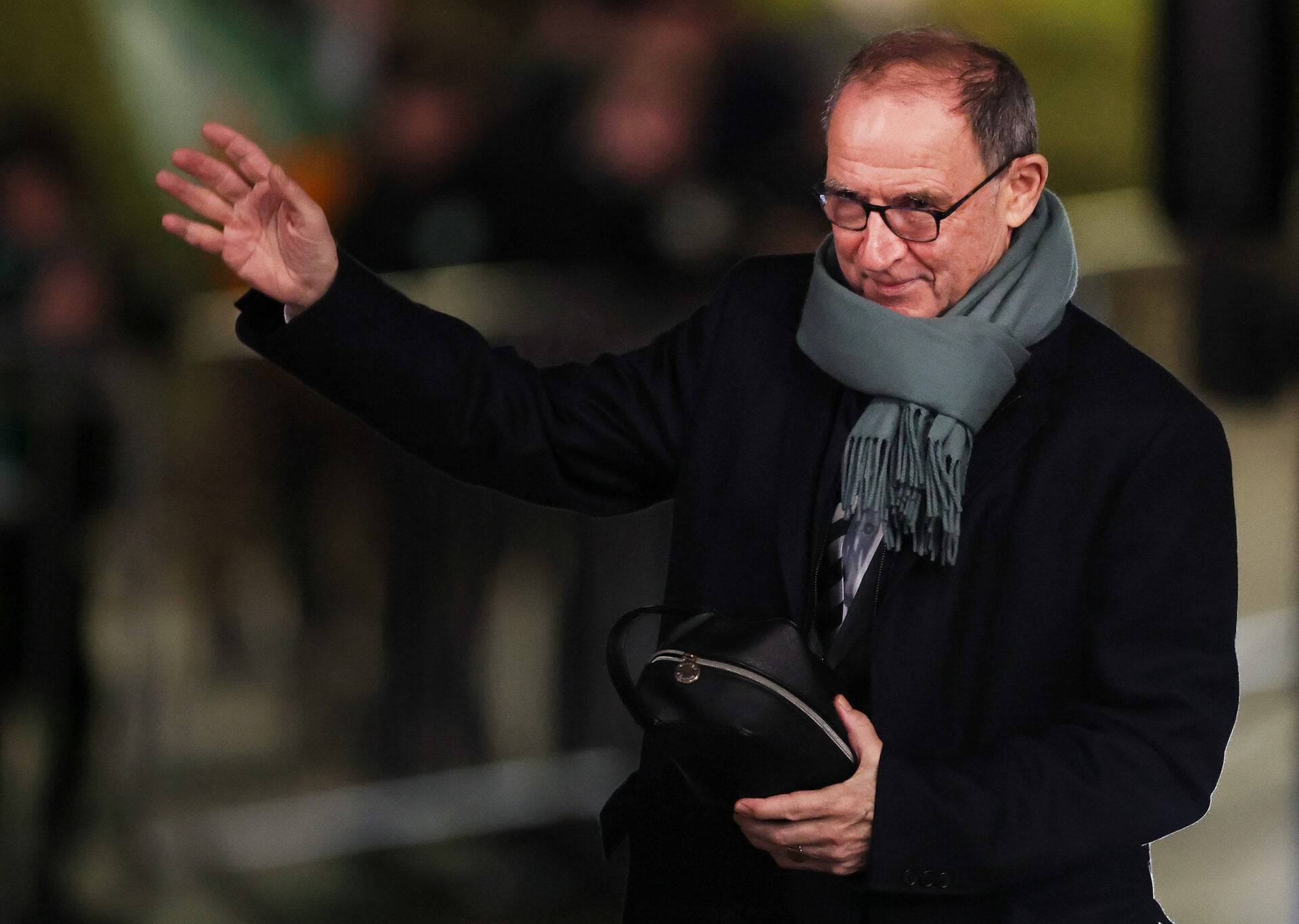 Martin O’Neill’s emotional on-pitch address to Celtic fans immediately after Dundee win