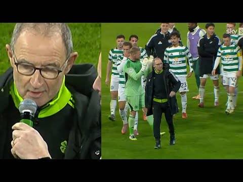 “Time Of My Life” Martin O’Neill Celtic Farewell Speech To The Fans After 1-0 Win Over Dundee