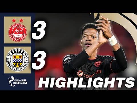 Aberdeen 3-3 St Mirren | HIGHTLIGHTS | William Hill Premiership