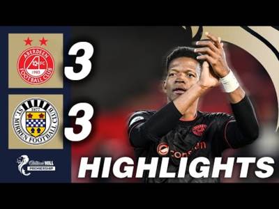 Aberdeen 3-3 St Mirren | HIGHTLIGHTS | William Hill Premiership