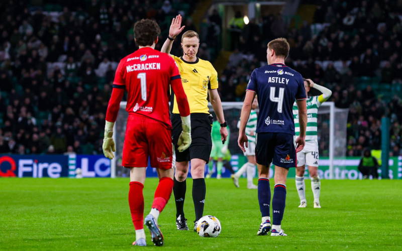 Shameful stats of referee Duncan Nicolson as Celtic beat Dundee