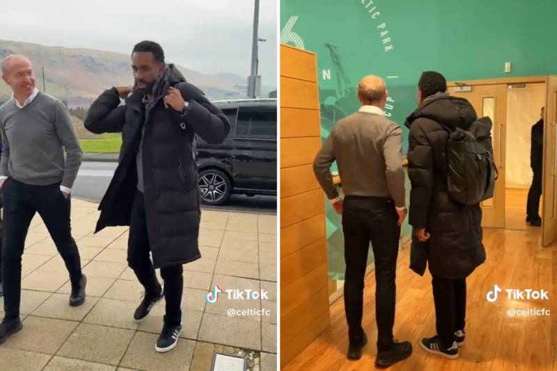 Wilfried Nancy arrives at Lennoxtown on first day as Celtic manager