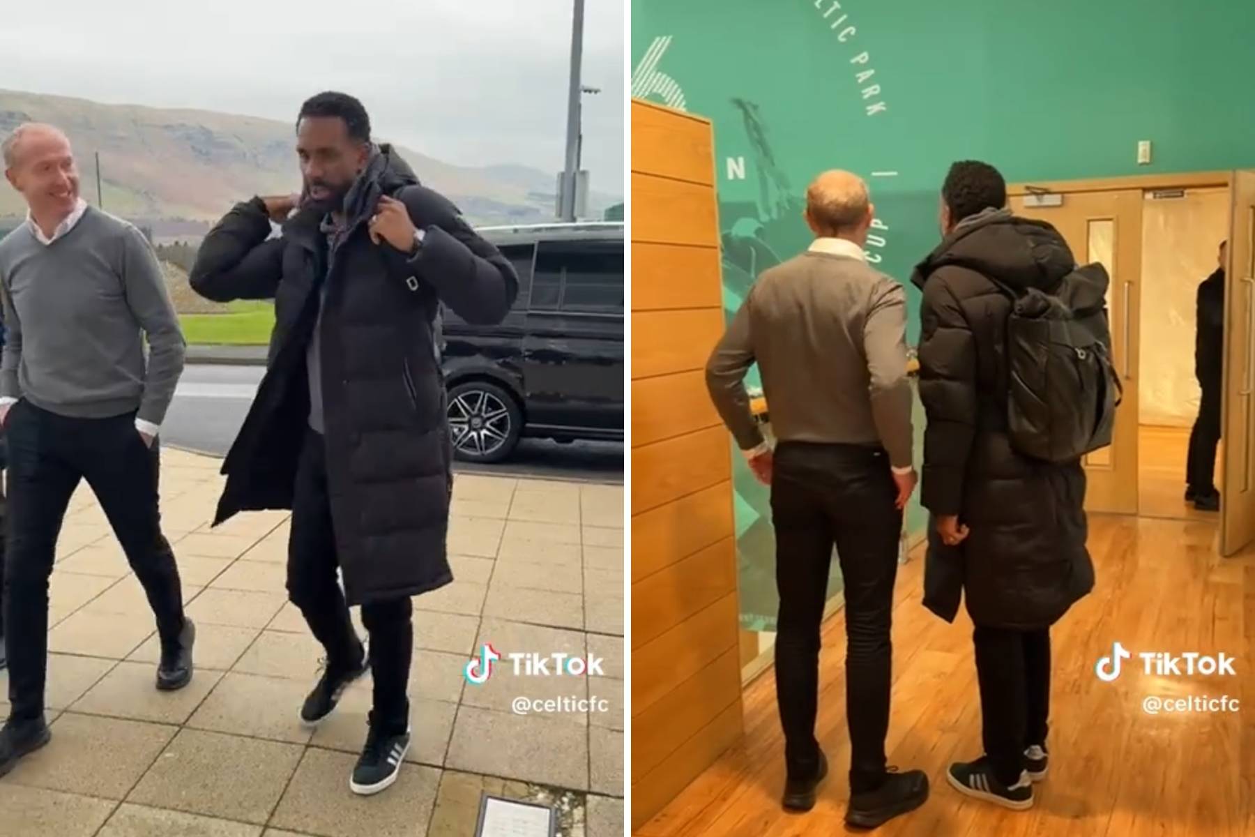 Wilfried Nancy arrives at Lennoxtown on first day as Celtic manager