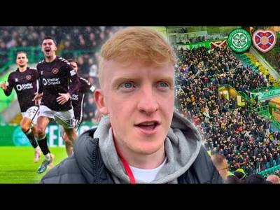 AWAY END SCENES as Hearts STUN Celtic to Stay Top! 🤯 AWAY END SCENES as Hearts STUN Celtic to Stay Top! 🤯