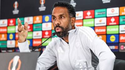 Wilfried Nancy speaks to the media ahead of Europa League clash with Roma