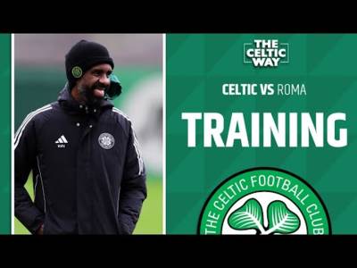 WATCH Celtic training at Lennoxtown ahead of facing Roma in the Europa League WATCH Celtic training at Lennoxtown ahead of facing Roma in the Europa League