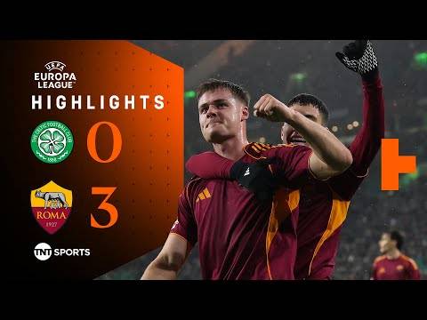 Ferguson’s Double Delight!? | Celtic 0-3 Roma | UEFA Europa League Highlights