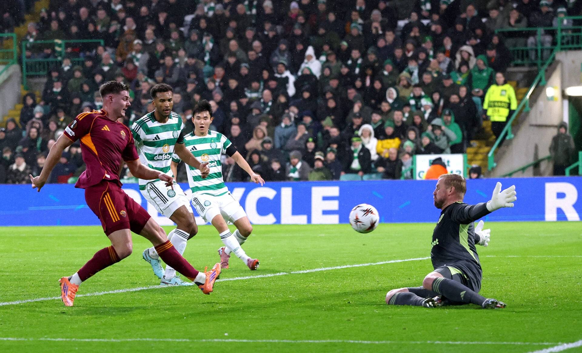 Celtic fans react to Evan Ferguson’s performance for Roma in the Europa League