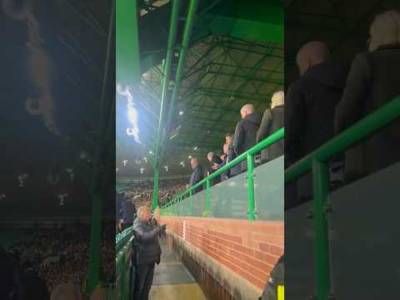 Celtic Fan Shouting Sack The Board To Their Faces #celtic #celticfc #asroma #football #europaleague