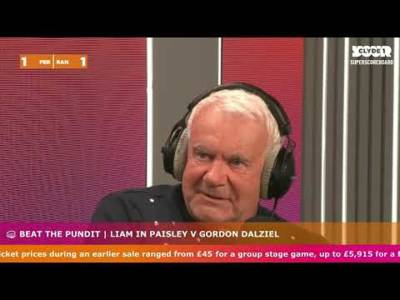 Beat the Pundit | Liam in Paisley V Gordon Dalziel Beat the Pundit | Liam in Paisley V Gordon Dalziel