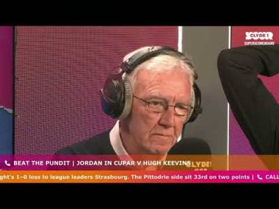 Beat the Pundit | Jordan in Cupar V Hugh Keevins Beat the Pundit | Jordan in Cupar V Hugh Keevins