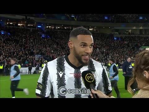 St. Mirren’s Jonah Ayunga speaks after scoring match-winning double in Premier Sports Cup Final