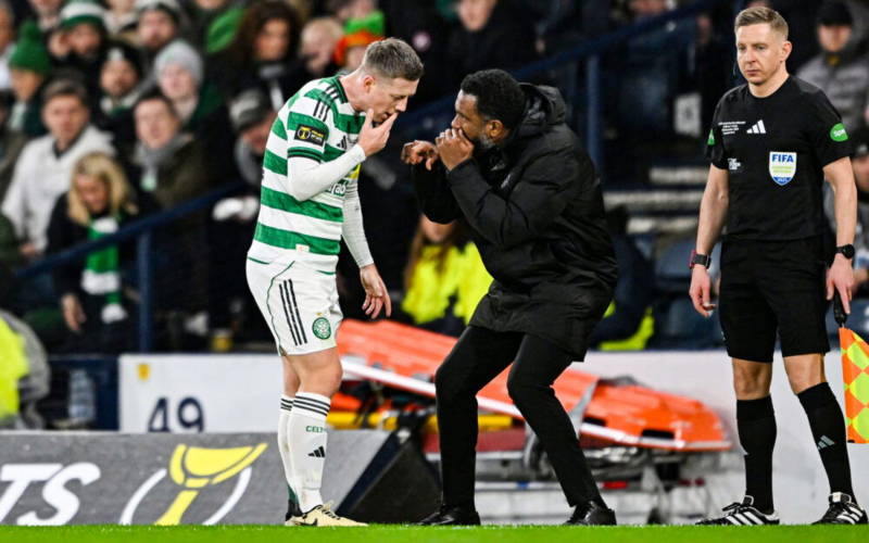 Did Callum McGregor blank Wilfried Nancy at full time?