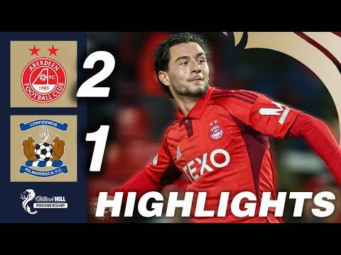 Aberdeen 2-1 Kilmarnock | HIGHLIGHTS | William Hill Premiership