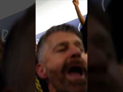 BTS St. Mirren dressing room celebrations 🍾