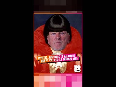 Jim Duffy consulted his crystal ball and called the St Mirren win back in August!!! 🔮