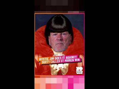 Jim Duffy consulted his crystal ball and called the St Mirren win back in August!!! 🔮