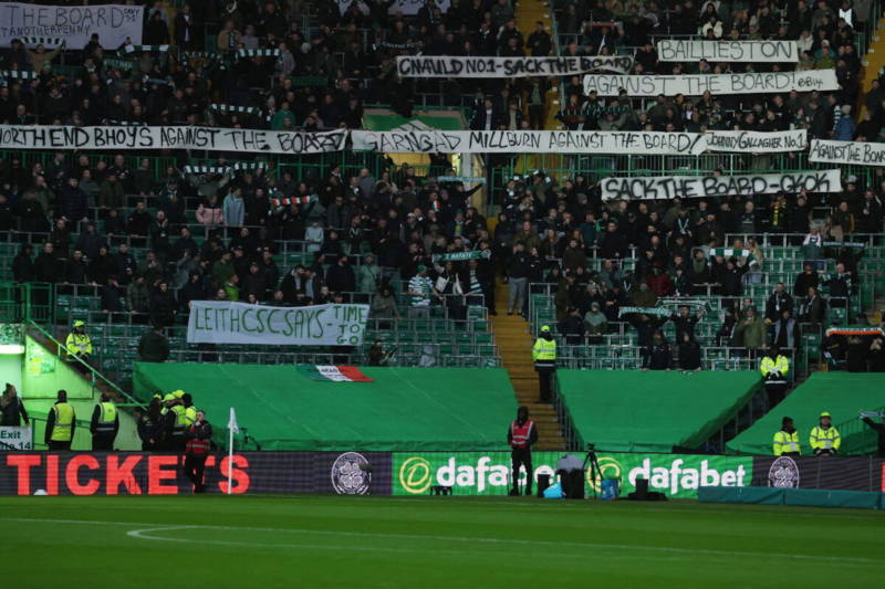 I’d like to thank our wonderful board for robbing me of one of my biggest enjoyments in life, following Celtic has now become torture