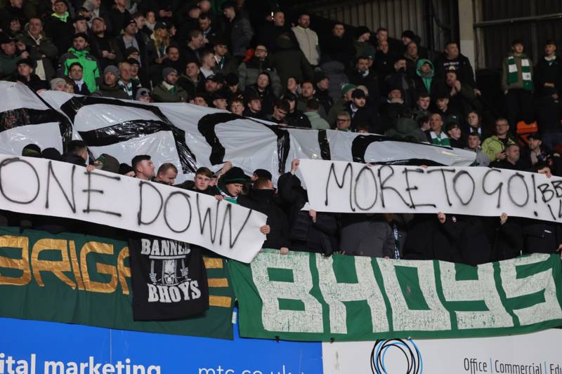 Celtic supporters issue fresh board blast in banner after Lawwell resignation