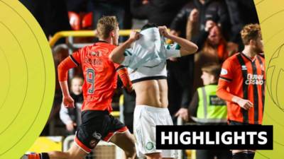 Watch Celtic lose fourth game in row at Dundee Utd Watch Celtic lose fourth game in row at Dundee Utd