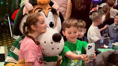 Hoopy and Hailey spread festive cheer at Celtic Park Christmas Party