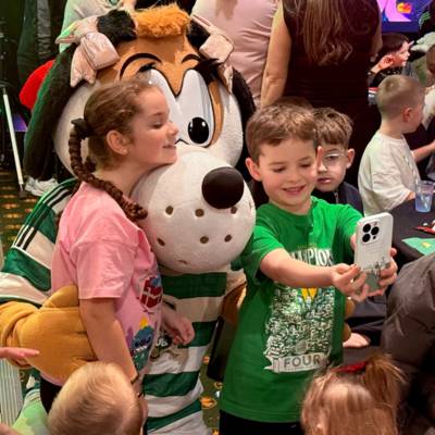 Hoopy and Hailey spread festive cheer at Celtic Park Christmas Party