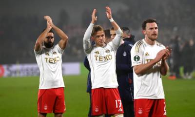 Nicky Devlin admits Aberdeen didn’t give fans enough to ‘shout about’ in Europe, but Dons still confident they can maintain Premiership surge at Celtic