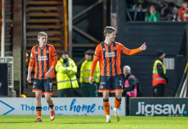 Celtic ‘not in the best shape’ says Dundee United goalscorer