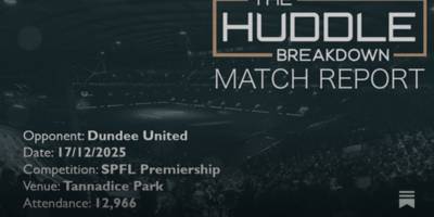 Dundee United 2, Celtic 1 – 17th December, 2025 Dundee United 2, Celtic 1 – 17th December, 2025