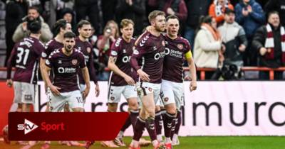 Hearts extend lead at top of Scottish Premiership with win over Rangers