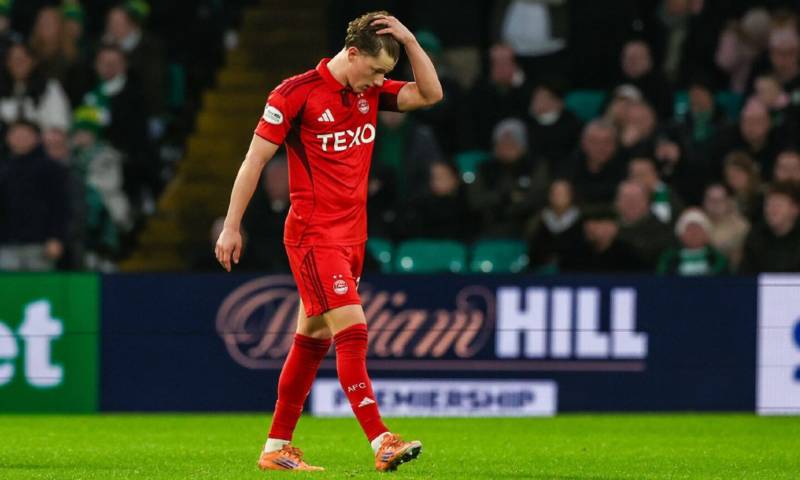 Celtic 3 Aberdeen 1: Three talking points as Dons’ seven-year win drought at Parkhead continues as Dylan Lobban red-carded