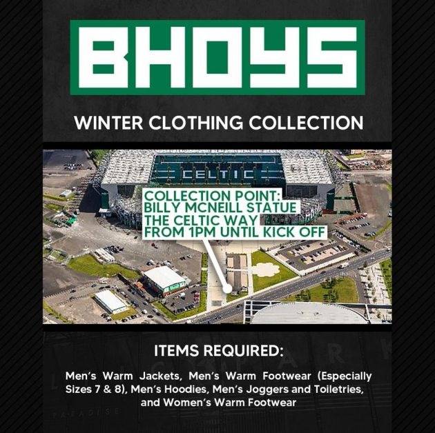 Bhoys Winter Clothing Collection Taking Place By Billy McNeill Statue Today