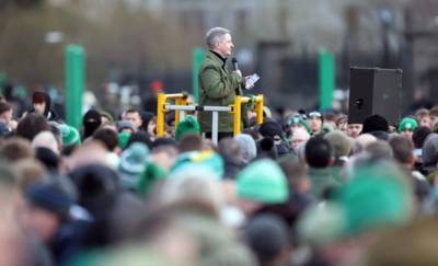 Celtic fans send the board a big message as images show strength of feeling before Aberdeen clash