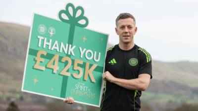 Celtic FC Foundation Christmas Appeal raises and distributes record total of £425k