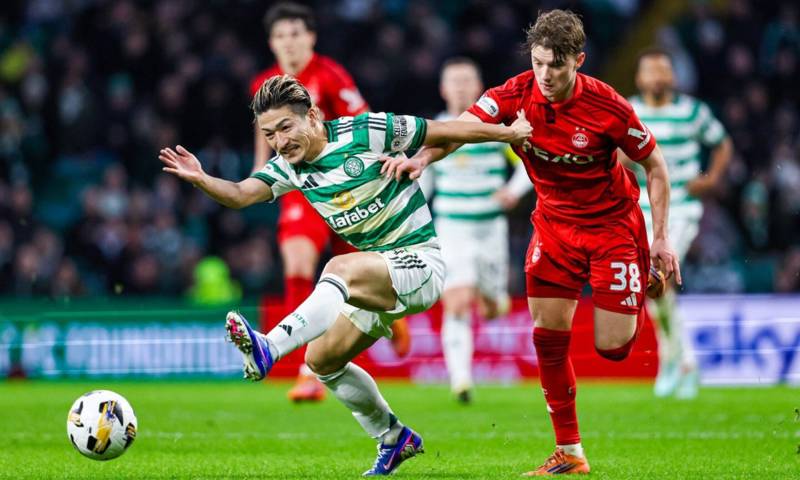 Celtic v Aberdeen Ref Watch: Soft foul, but correct red card for Dylan Lobban – which raises slight VAR irritation