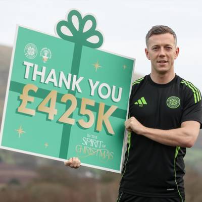 Celtic FC Foundation Christmas Appeal raises and distributes record total of £425K