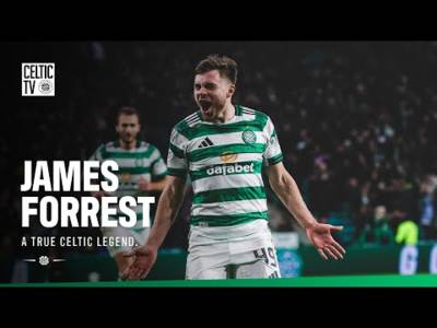 James Forrest continues to make history as a Celt 💚 James Forrest continues to make history as a Celt 💚