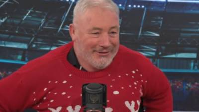 Rangers hero Ally McCoist offers a glimpse into his Christmas Day plans – with a rude twist