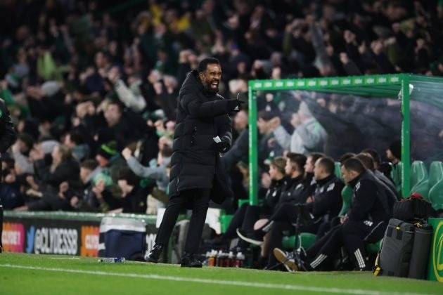 How Wilfried Nancy celebrates his first Celtic victory