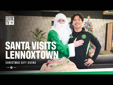 Santa visits Lennoxtown | Celtic Christmas Gift Giving (25/12/25)??