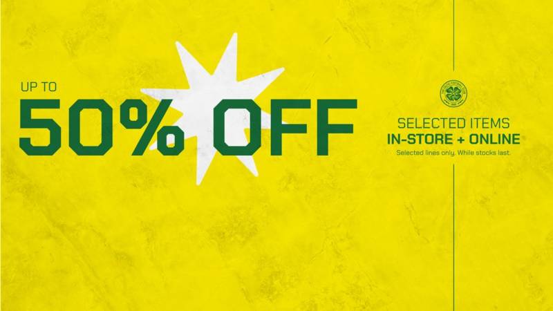 Shop with up to 50% off in-store and online