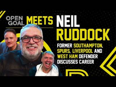 NEIL RAZOR RUDDOCK | Open Goal Meets. Liverpool, West Ham, Spurs & Premier League Cult Hero!